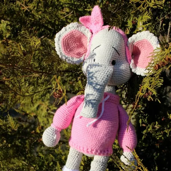 Heegeldatud mänguasi elevant Sonja Handmade crocheted toy