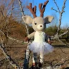 Heegeldatud mänguasi baleriin kitseke BELLA