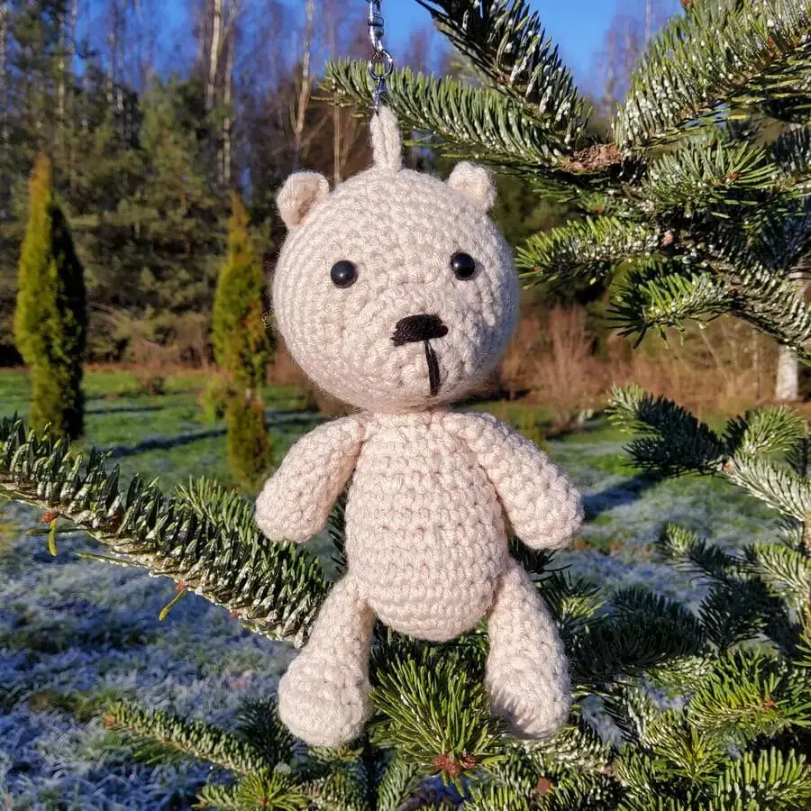 Heegeldatud mänguasi või kotikaunistus karuke NÖPSIK