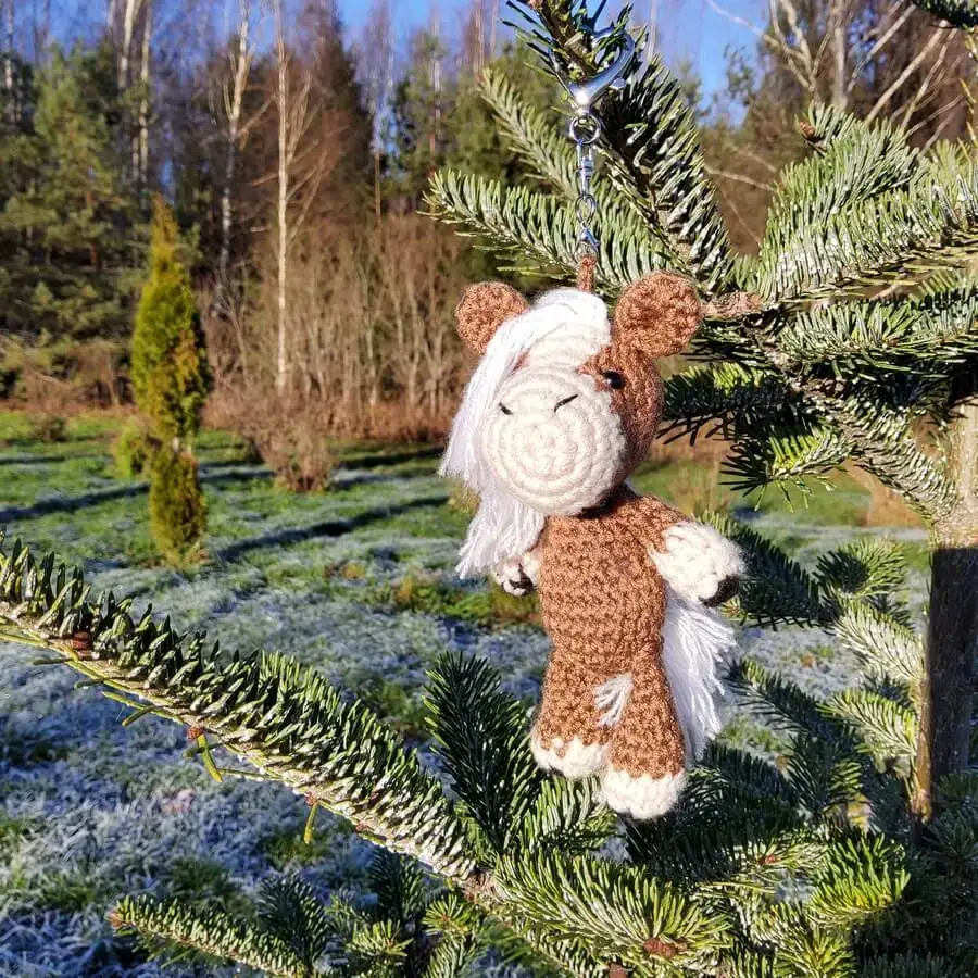 Heegeldatud mänguasi või kotikaunistus hobune ARAMIS