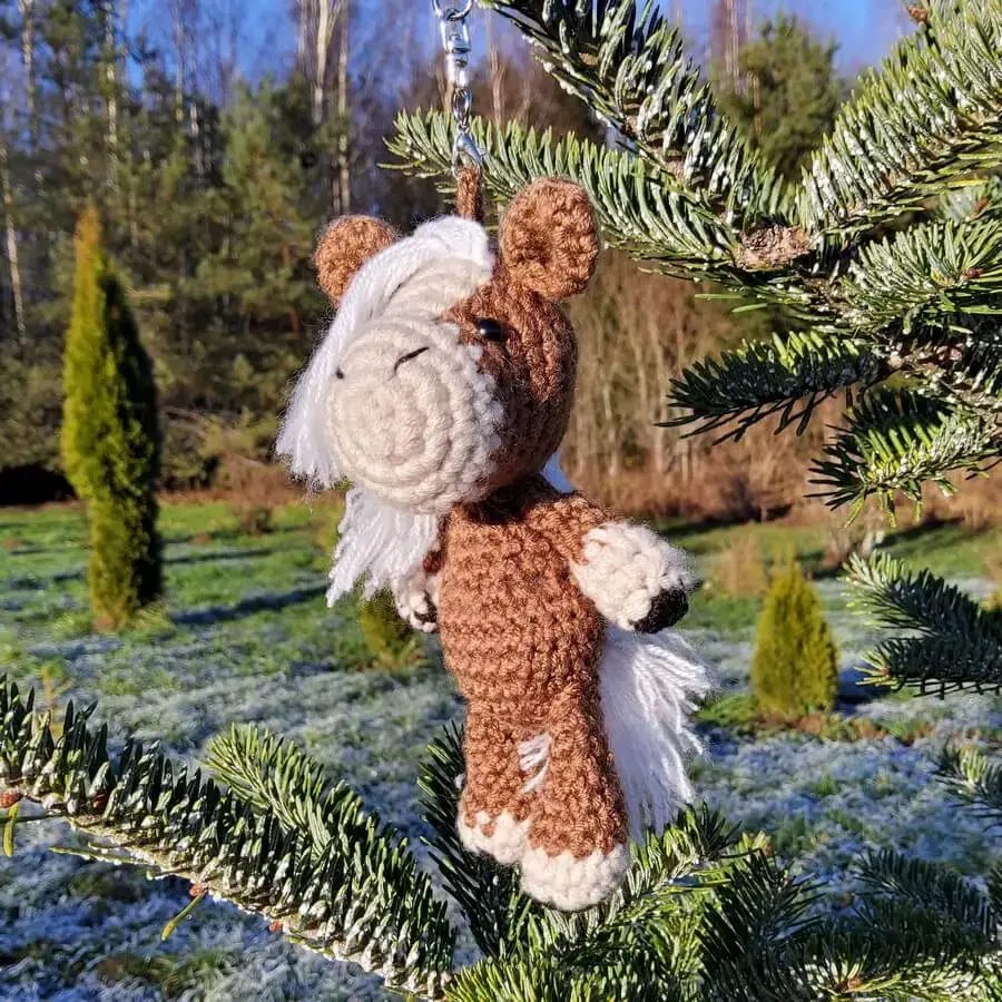 Heegeldatud mänguasi või kotikaunistus hobune ARAMIS