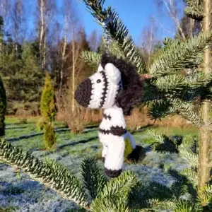 Heegeldatud mänguasi või kotikaunistus sebra TRIIBIK