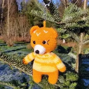 Heegeldatud mänguasi või kotikaunistus rebane FOXI