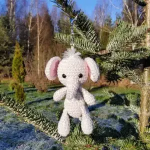 Heegeldatud mänguasi või kotikaunistus elevant ARIEL