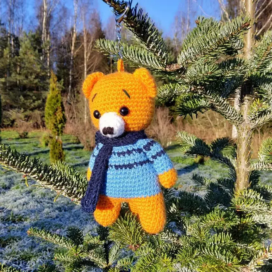 Heegeldatud mänguasi või kotikaunistus rebane FLINT