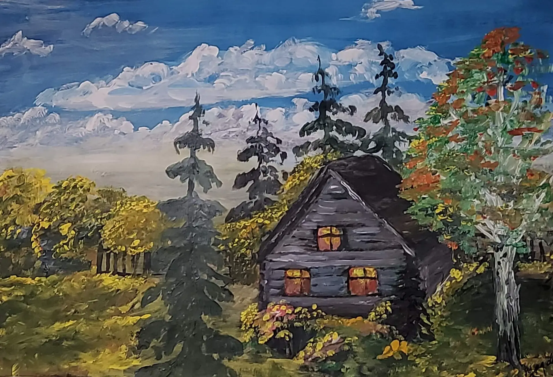 241-Akr&uuml;&uuml;lmaal KODU 58 x 84 cm