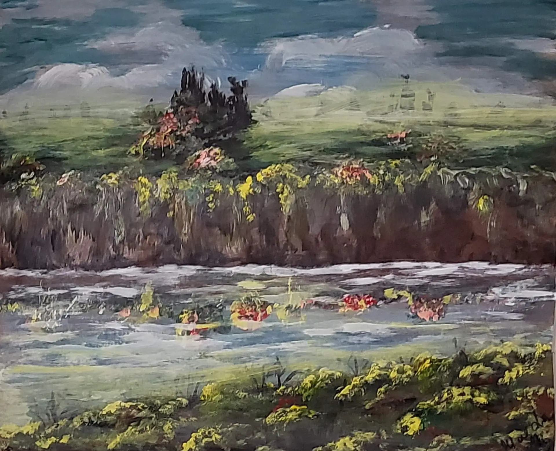 286-Akr&uuml;&uuml;lmaal Pankrannik 60 x 72 cm