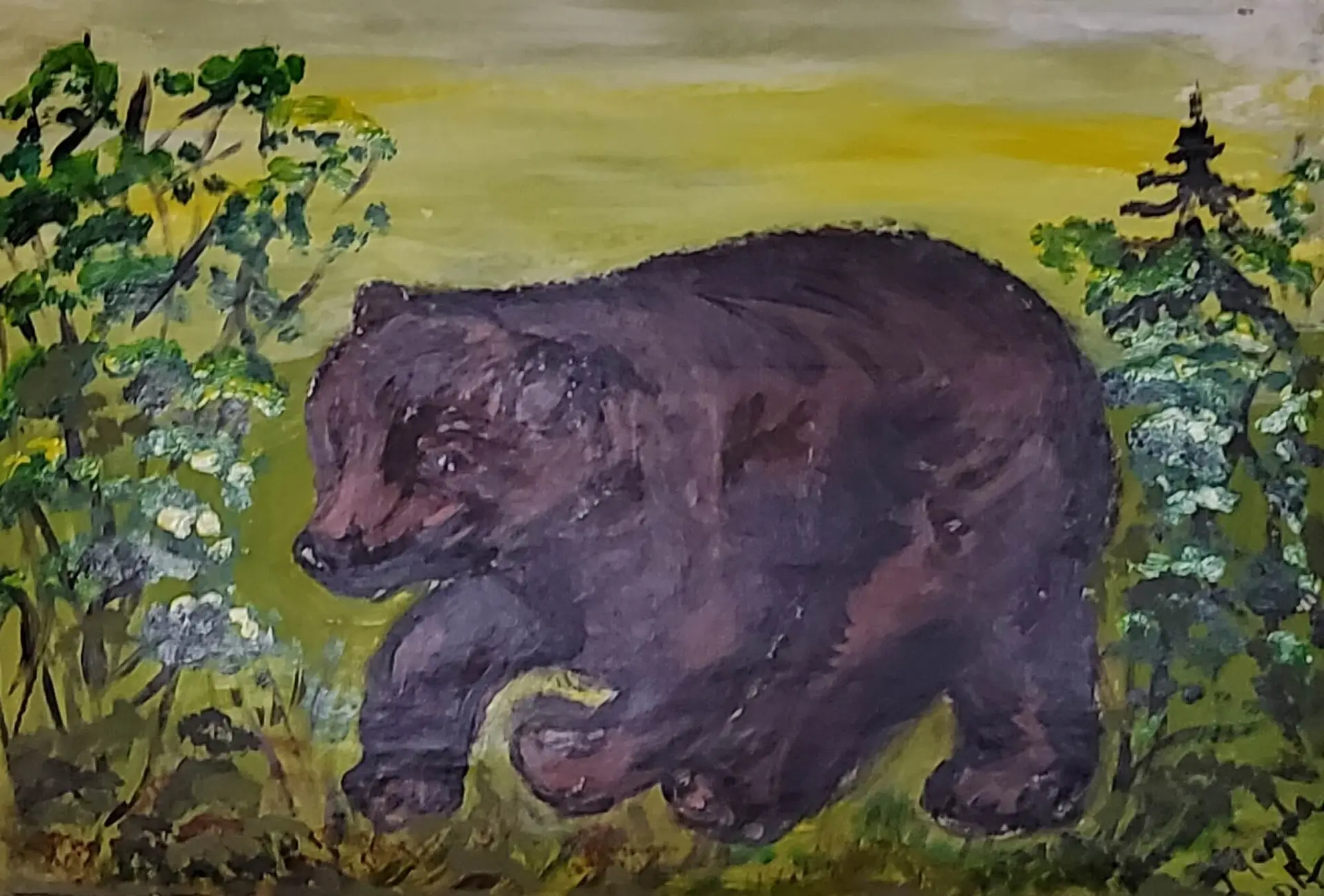 335-Akr&uuml;&uuml;lmaal KARU 53 x 77 cm