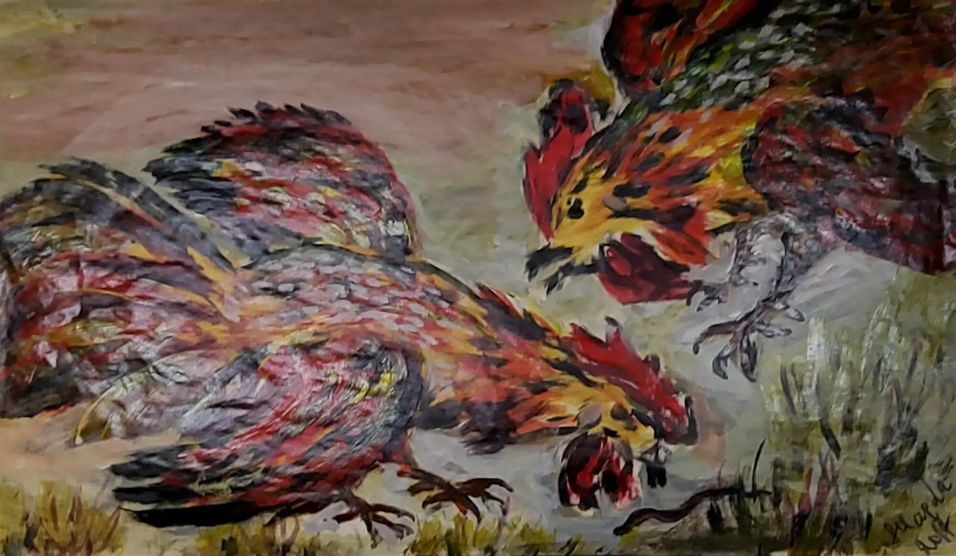 363-Akr&uuml;&uuml;lmaal KUKEPOKS 53 x 89 cm