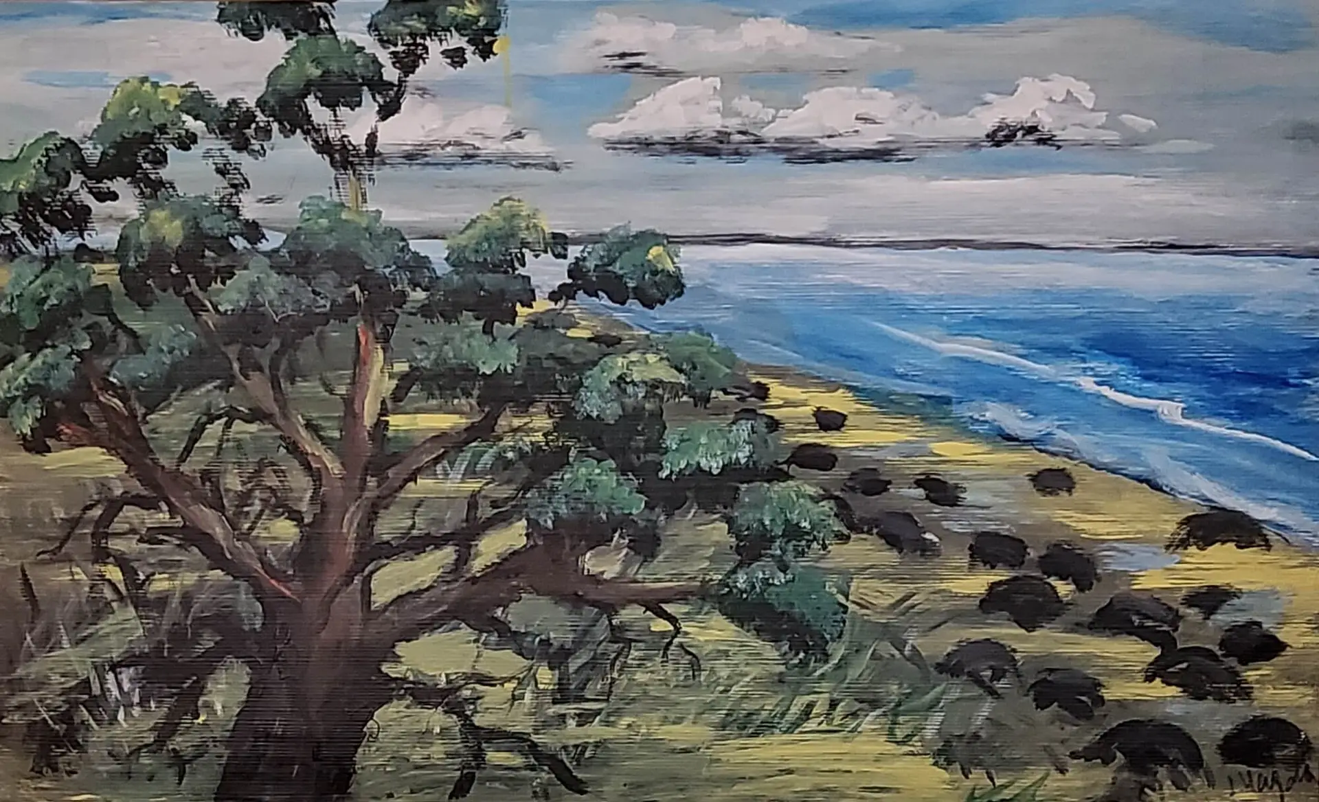 463-Akr&uuml;&uuml;lmaal MERI 54 x 88 cm