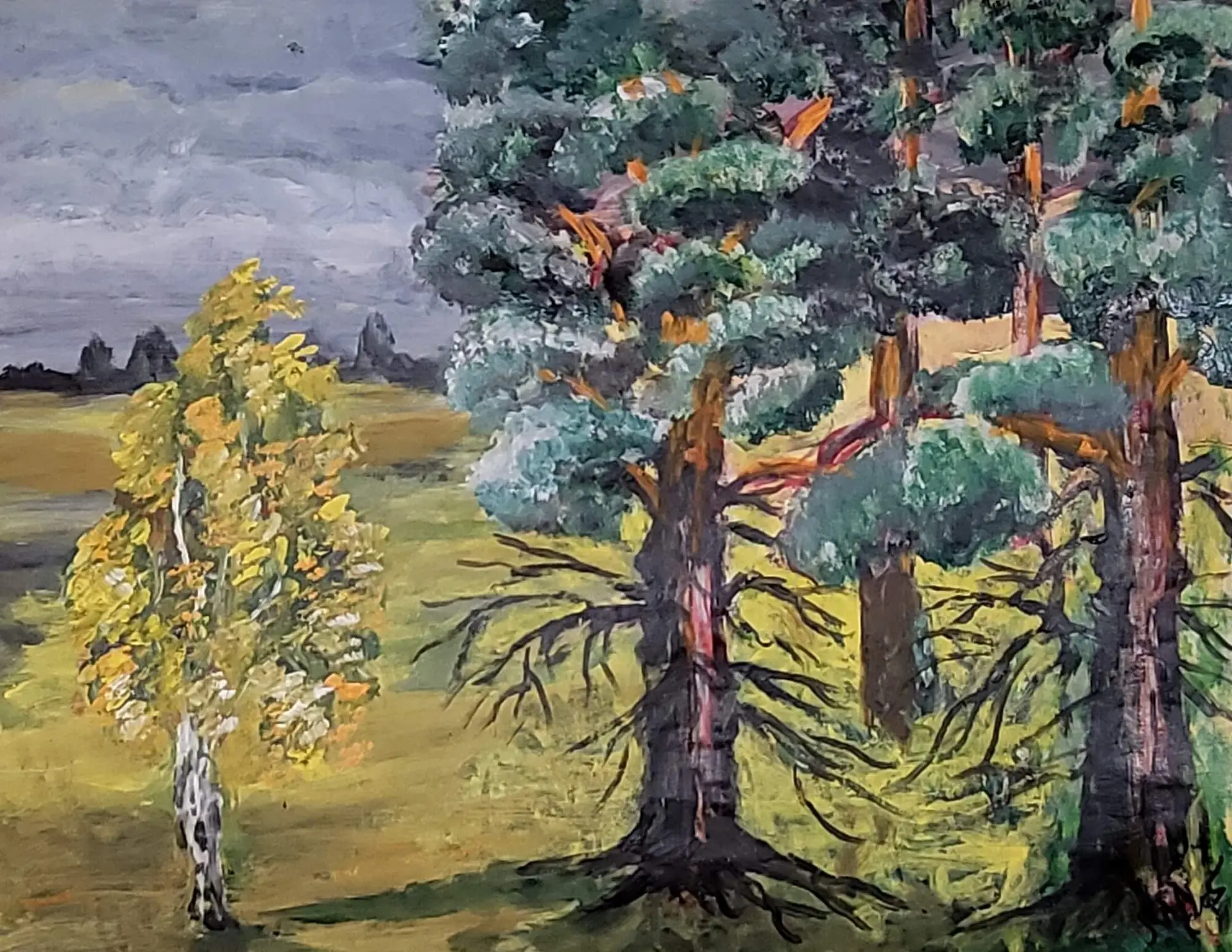 110-Akrüülmaal PUUD 53 x 67 cm