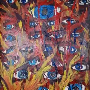 126-Akrüülmaal SÕDA 68 x 53 cm