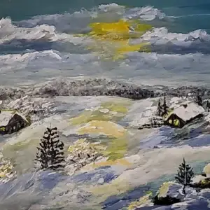 22-Akrüülmaal TALV 49 x 70 cm