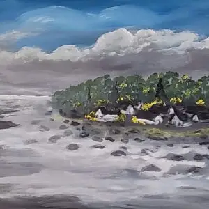 246-Akrüülmaal Maastik 52 x 74 cm