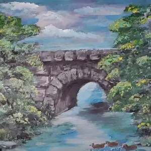 278-Akrüülmaal SILD 53 x 73 cm