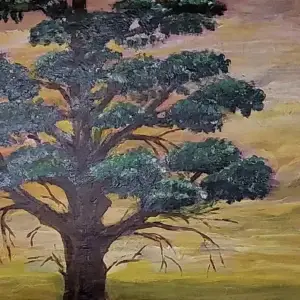 283-Akrüülmaal TAMM 53 x 73 cm