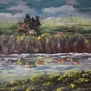 286-Akrüülmaal Pankrannik 60 x 72 cm