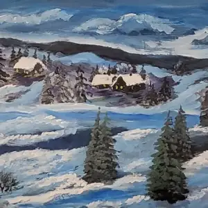 313-Akrüülmaal TALV 53 x 77 cm