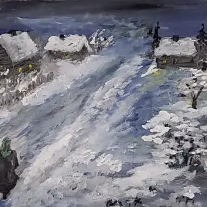 332-Akrüülmaal TEELISED 53 x 77 cm