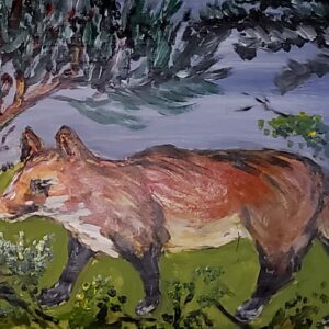 346-Akrüülmaal REBANE 53 x 74 cm