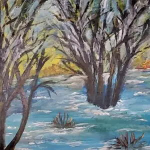 354-Akrüülmaal Maastik 53 x 89 cm