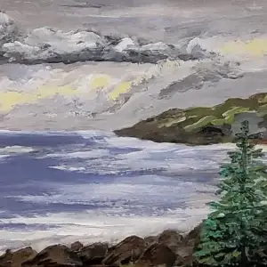 362-Akrüülmaal MERI 53 x 87 cm