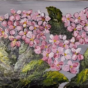 383-Akrüülmaal HORTENSIA 53 x 88 cm