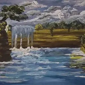 389-Akrüülmaal KOSK 53 x 88 cm