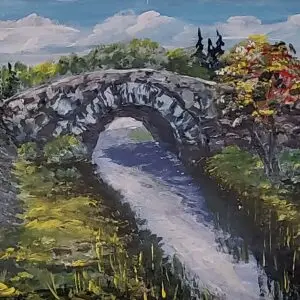 442-Akrüülmaal SILD 53 x 89 cm