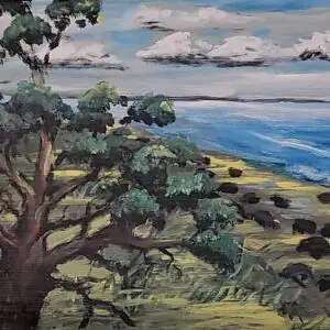 463-Akrüülmaal MERI 54 x 88 cm