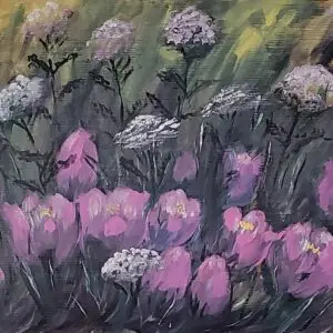 469-Akrüülmaal KROOKUSED 54 x 89 cm